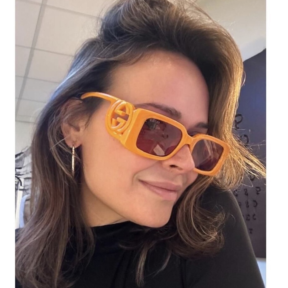BRAND NEW Gucci orange sunglasses